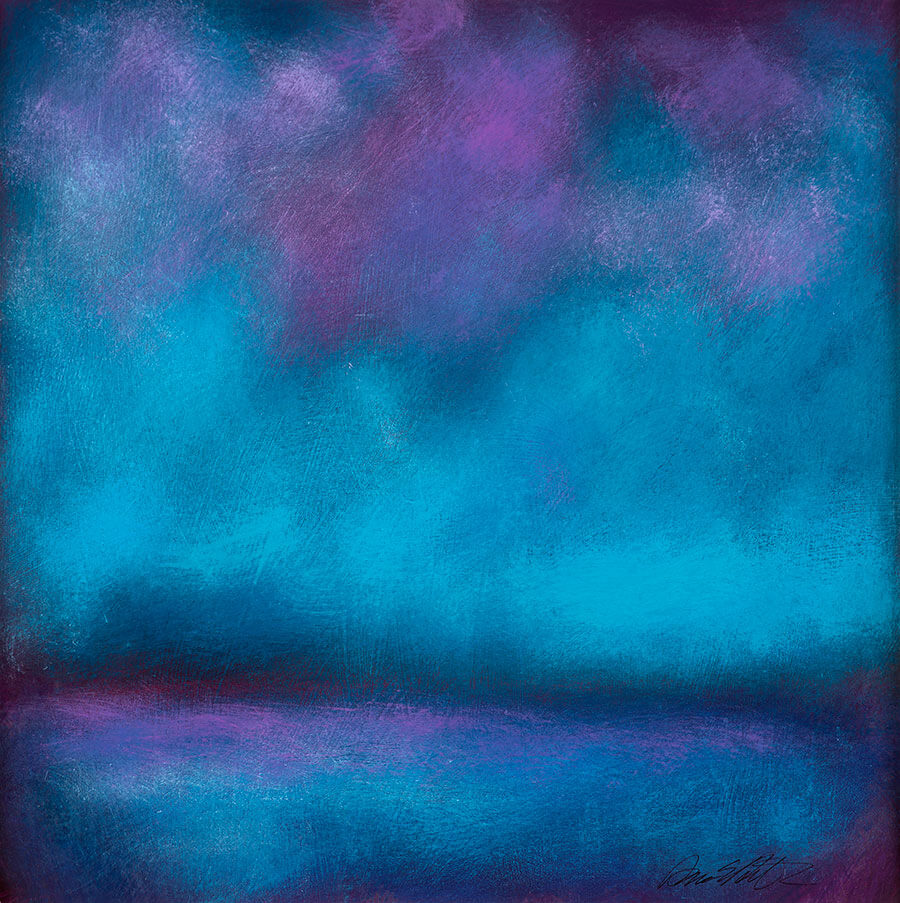 Purple and Blue Painting