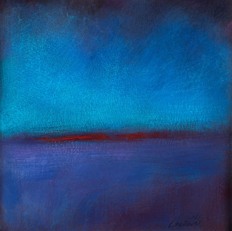 Blue and Red Painting